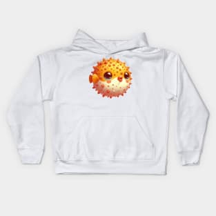 Cute Puffer Fish Kids Hoodie